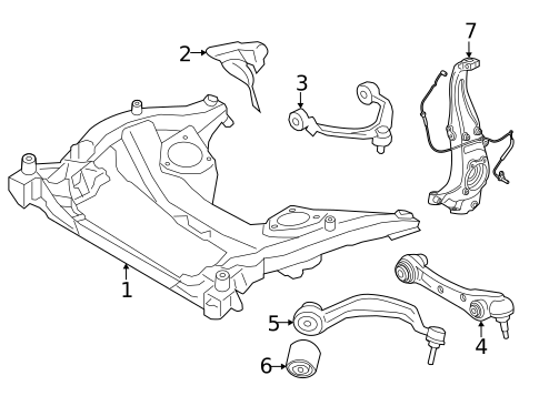 Suspension Components for 2015 BMW 750Li #1