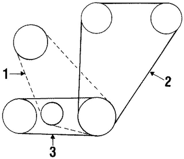 K01232611 - : Power Steering Belt for Kia Image