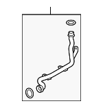 C2Z22076 - Engine: Oil Tube for Jaguar Image