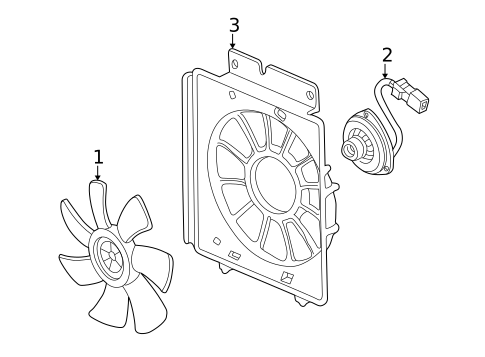 Condenser, Compressor & Lines for 2005 Honda Element #1