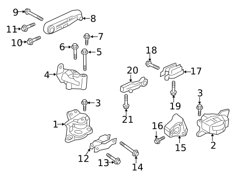Mounts for 2019 Volvo XC60 #5