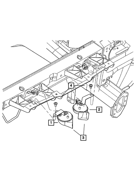 Horns for 2009 Dodge Charger #0