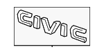 75722T20A00 - Body: Nameplate for Honda Image
