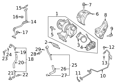 Turbocharger & Components for 2025 Kia K5 #0