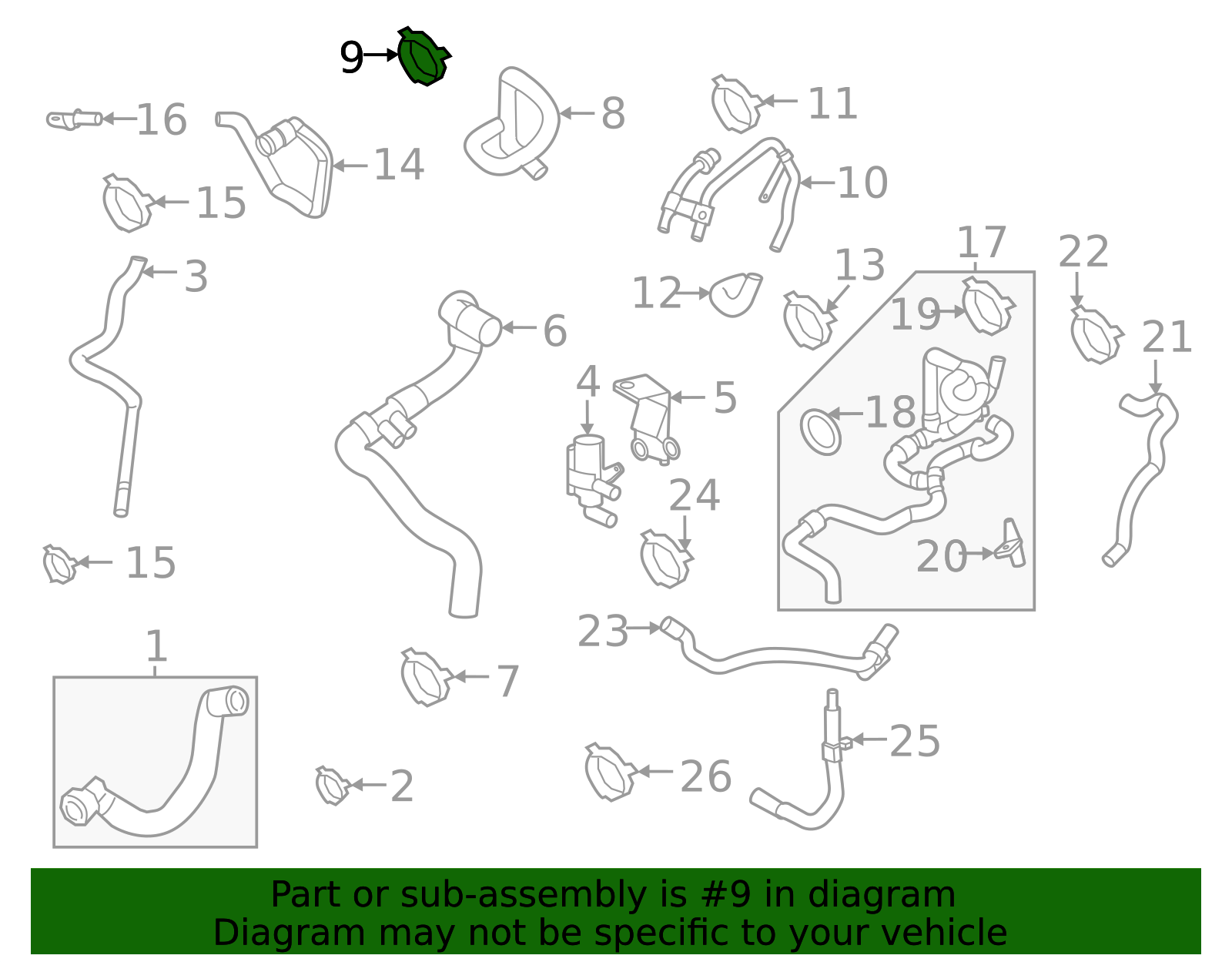 Lower Hose Clamp - Porsche (N-909-265-01)