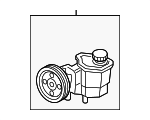 68034321AB - Steering: Power Steering Pump for Mopar Image