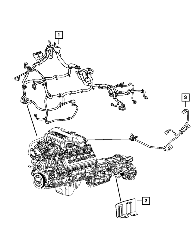 « 4801463AE – Electrical : Moteur Cablage pour Mopar Image »