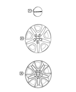 4726384AA - Wheels: Wheel Cover for Mopar Image