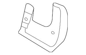 868313X000 - : Mud Guard for Hyundai Image