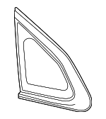 84894584 - : Quarter Glass for Chevrolet: Malibu Image