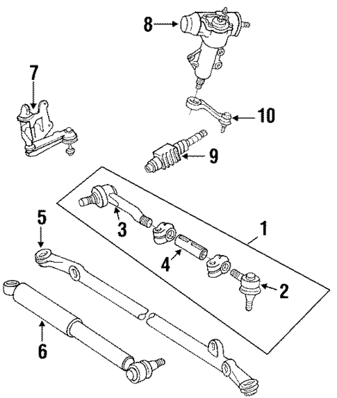Steering Gear & Linkage for 1993 Toyota Pickup | Longo Toyota Parts