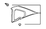 3B5868201CKTC - Body: Upper Quarter Trim for Volkswagen: Passat Image