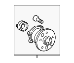 4245006110 - Brakes: Hub &amp; Bearing for Toyota: Avalon, Camry Image