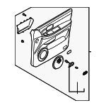 3K53B68450S3 - Body: Door Trim Panel for Kia: Sedona Image