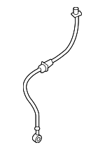 5155080J00 - Brakes: Brake Hose for Suzuki: SX4 Image