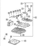 4539665 - Automatic Transaxle 4 Speed: Manual Valve Lever for Mopar Image