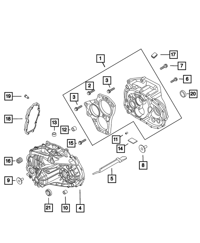 68211414AA - : Transmission Housing for Mopar Image