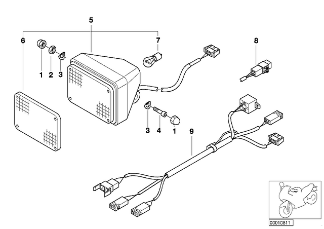 63172317379 - : Bulb for BMW-Motorrad Image