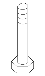 N90711602 - : Suspension Cross-Member Mount Bolt for Audi: A8 Quattro, S8 Image