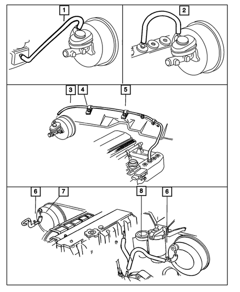 Power Brake Booster for 2001 Jeep Cherokee #1