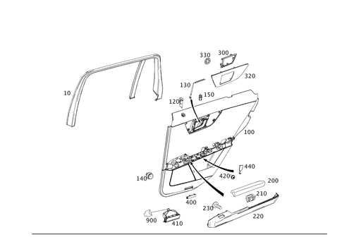 Door Trim for 2015 Mercedes-Benz GLK250 #0