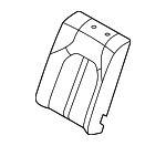 89360L0080VST - Body: Seat Back Cover for Hyundai Image