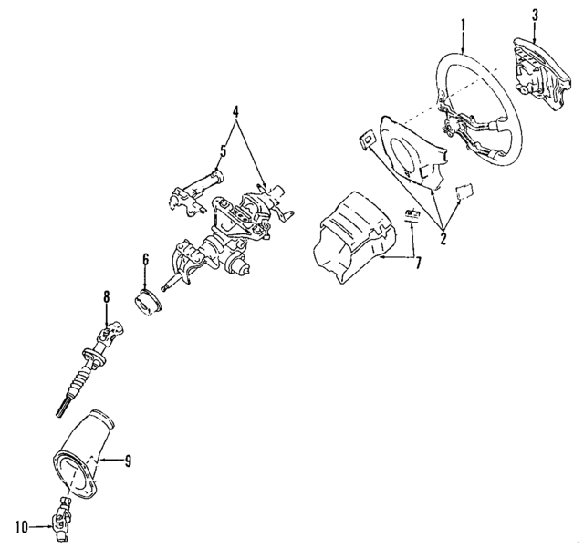 451003A060E0 - : Steering Wheel for Lexus Image