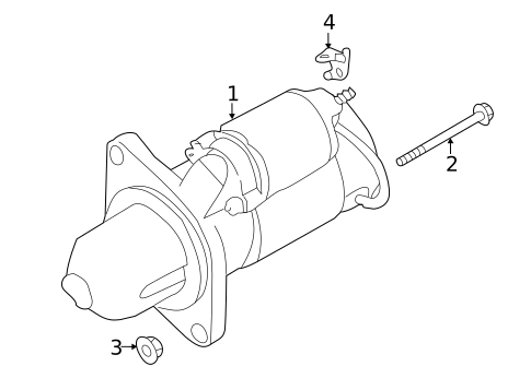 Starter for 2024 Subaru Forester #0