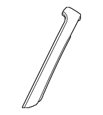 8H08532663Q7 - Body: Reveal Molding for Audi: A4, A4 Quattro, S4 Image