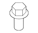 31106760122 - Fuel System: Tank Strap Bolt for BMW: 1 Series M, 128i, 135i, 135is, 228i, 228i xDrive, 230i, 230i xDrive, 320i, 320i xDrive, 325i, 325xi, 328d, 328d xDrive, 328i, 328i xDrive, 328xi, 330e, 330i, 330i xDrive, 330xi, 335d, 335i, 335i xDrive, 335is, 335xi, 340i, 340i xDrive, 428i, 428i Gran Coupe, 428i xDrive, 428i xDrive Gran Coupe, 430i, 430i Gran Coupe, 430i xDrive, 430i xDrive Gran Coupe, 435i, 435i Gran Coupe, 435i xDrive, 435i xDrive Gran Coupe, 440i, 440i Gran Coupe, 440i xDrive, 440i xDrive Gran Coupe, ActiveHybrid 3, M2, M235i, M235i xDrive, M240i, M240i xDrive, M3, M340i, M340i xDrive, M4, X1, X3, X4, X5, X6 Image
