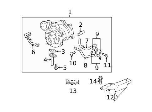 Turbo Charger for 2009 Subaru Legacy #0