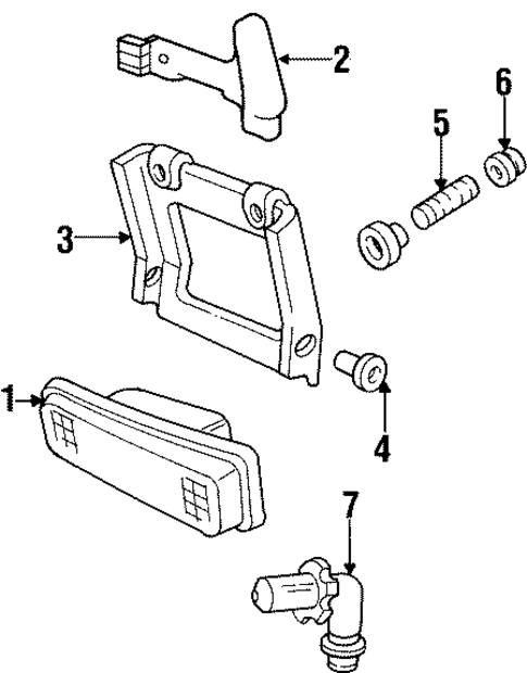 Bulbs - Chassis for 1998 Cadillac Eldorado #1