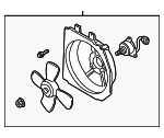 ZL0115025C - Cooling System: Fan Assembly for Mazda Image