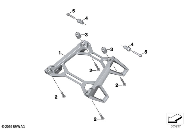 46548396549 - Luggage &amp; Storage: Case Holder -  for BMW-Motorrad Image image