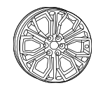 68565551AC - Suspension: Wheel, Alloy for Ram: 1500 Image