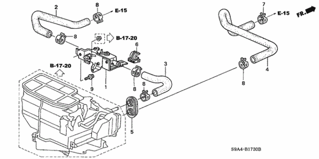 Water Valve for 2003 Honda CR-V #0