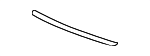 1648881985 - Body: Trim Molding for Mercedes-Benz Image