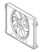 16360F0150 - : Dual Radiator And Condenser Fan Assembly for Toyota: Sienna Image