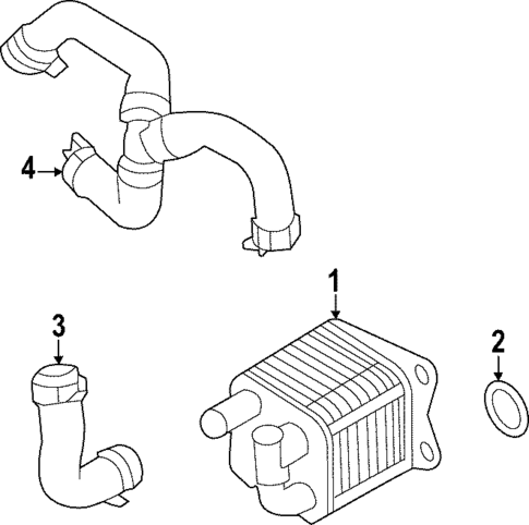 Trans Oil Cooler for 2023 Volvo V90 Cross Country #0
