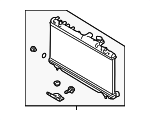 45119FE020 - : RADIATOR ASSEMBLY [PLEASE PROVIDE A VIN TO MATCH] for Subaru Image