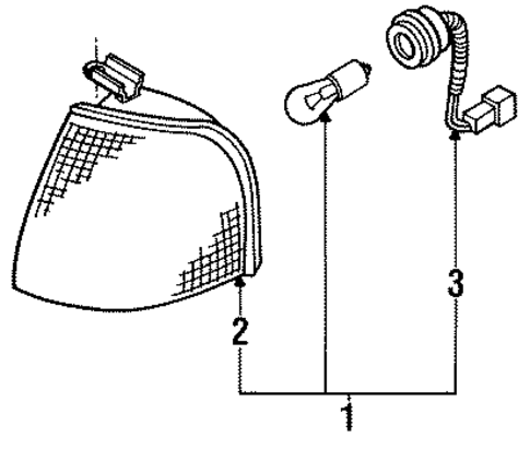 Corner Lamps for 1991 INFINITI G20 #0