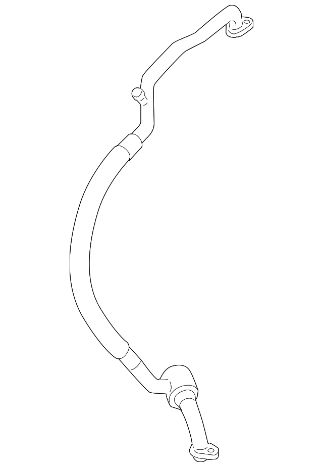 A/C Refrigerant Suction Hose - Nissan (92480-ZN50A)