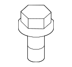119163Z010 - HVAC: Clutch Assembly Mount Bolt for Nissan Image