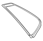 6271042510 - : Quarter Glass for Toyota: bZ4X Image