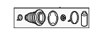 RD0A22540 - Suspension: Inner Boot for Mazda Image