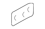 6314665J00 - Body: Hinge Pillar Reinforced Retainer Plate for Suzuki Image