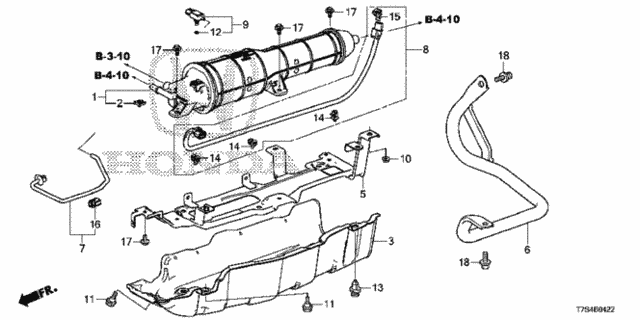Canister (4WD) for 2019 Honda HR-V #0