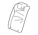 82121TBGA61ZB - Body: Seat Back Cover for Honda: Civic Image