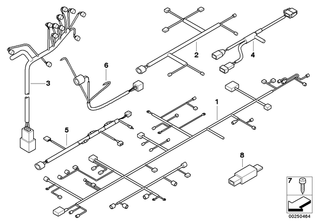 61117652030 - : Tail Part Wiring Harness for BMW-Motorrad Image