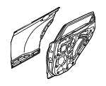 76003BE000 - : Door Shell for Hyundai: Kona, Kona Electric Image